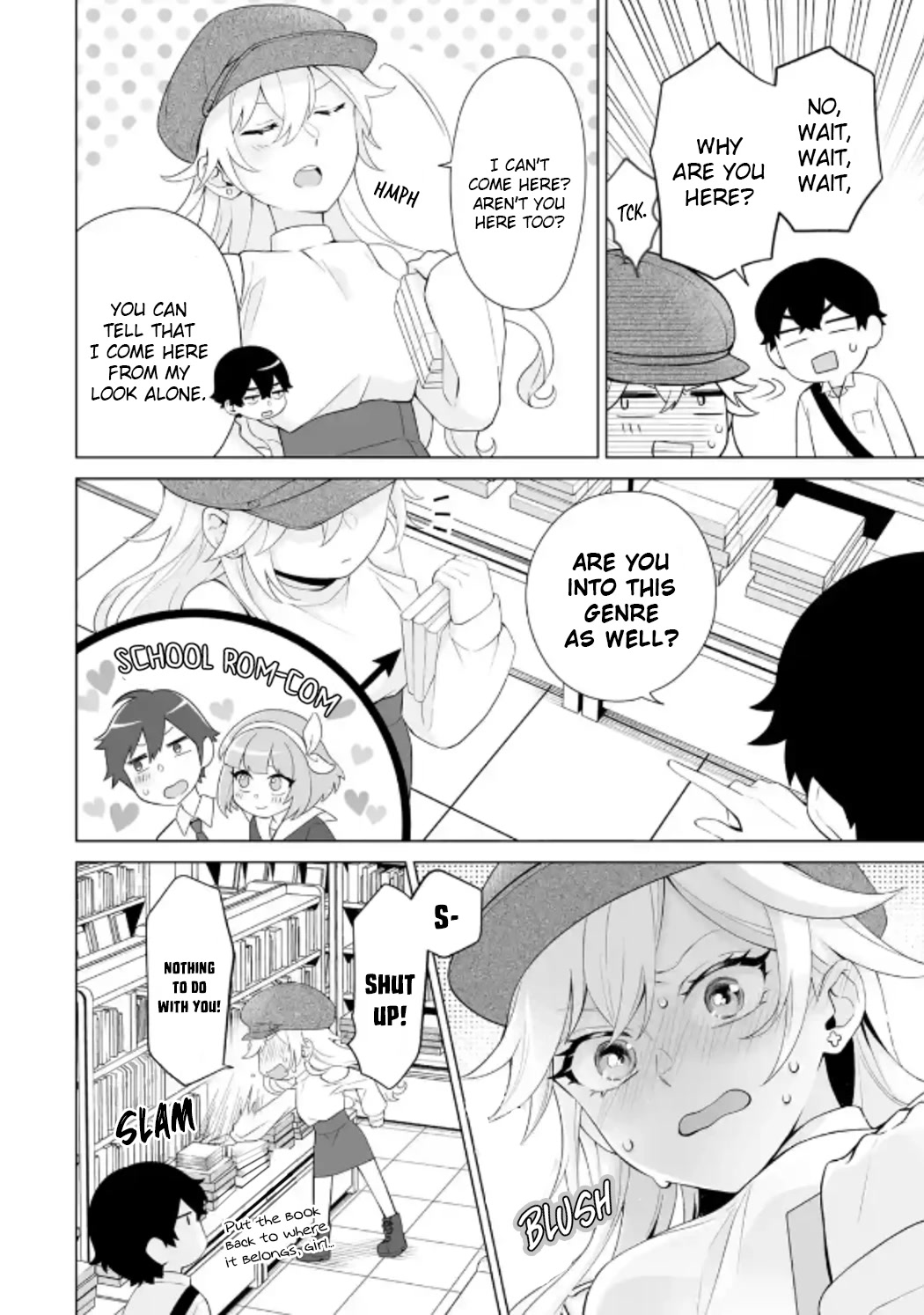 Please Leave Me Alone (For Some Reason, She Wants to Change a Lone Wolf's Helpless High School Life.) Chapter 6 page 4 - Chapter 6: Gals Who Are Nice to an Otaku Are Just a Fantasy, Right?