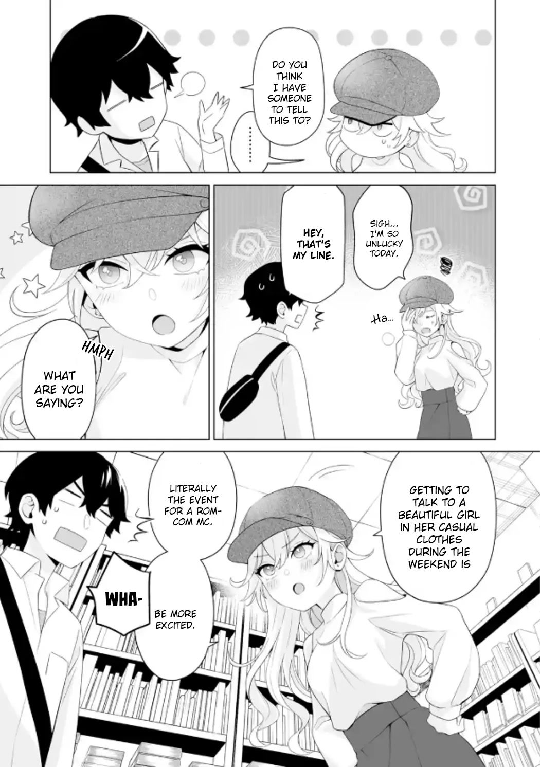 Please Leave Me Alone (For Some Reason, She Wants to Change a Lone Wolf's Helpless High School Life.) Chapter 6 page 7 - Chapter 6: Gals Who Are Nice to an Otaku Are Just a Fantasy, Right?