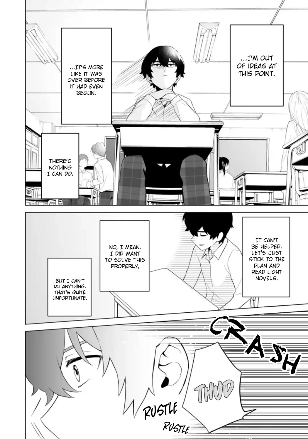 Please Leave Me Alone (For Some Reason, She Wants to Change a Lone Wolf's Helpless High School Life.) Chapter 7 page 10 - Chapter 7: I Have No Reason to Help No Matter How You Look at It, But...?