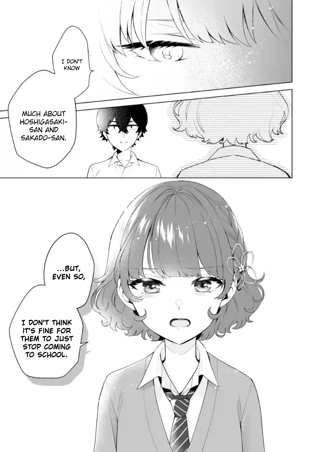 Please Leave Me Alone (For Some Reason, She Wants to Change a Lone Wolf's Helpless High School Life.) Chapter 7 page 5 - Chapter 7: I Have No Reason to Help No Matter How You Look at It, But...?