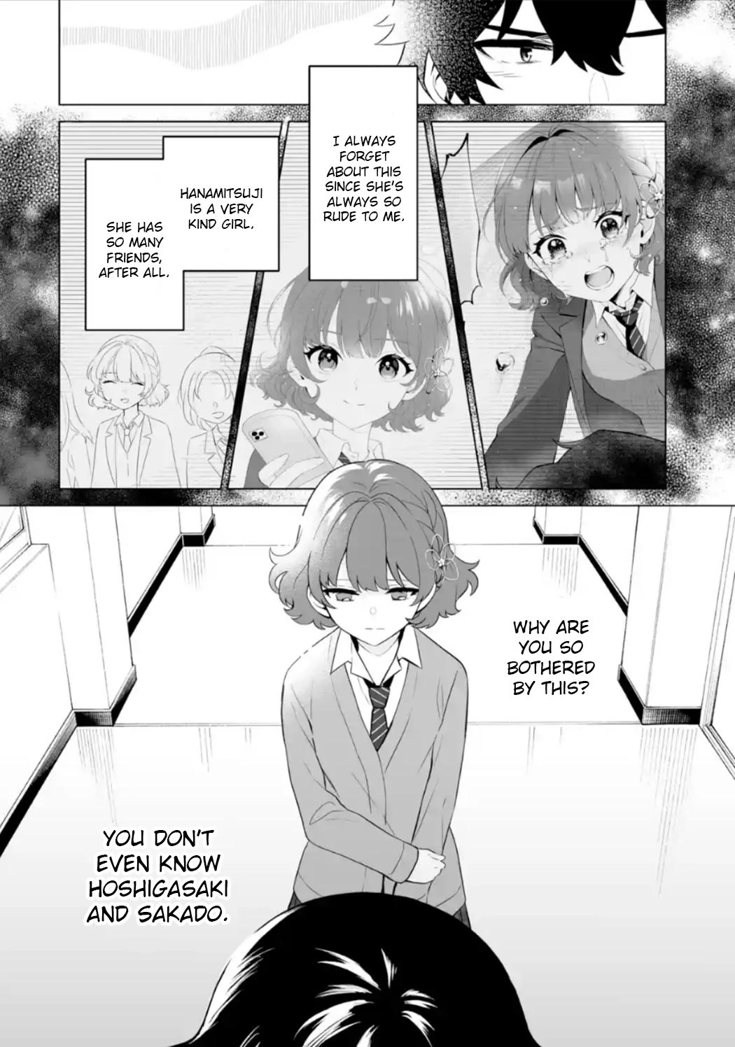 Please Leave Me Alone (For Some Reason, She Wants to Change a Lone Wolf's Helpless High School Life.) Chapter 7 page 6 - Chapter 7: I Have No Reason to Help No Matter How You Look at It, But...?