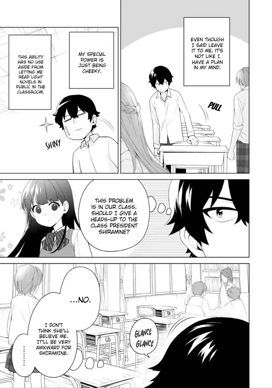 Please Leave Me Alone (For Some Reason, She Wants to Change a Lone Wolf's Helpless High School Life.) Chapter 7 page 9 - Chapter 7: I Have No Reason to Help No Matter How You Look at It, But...?