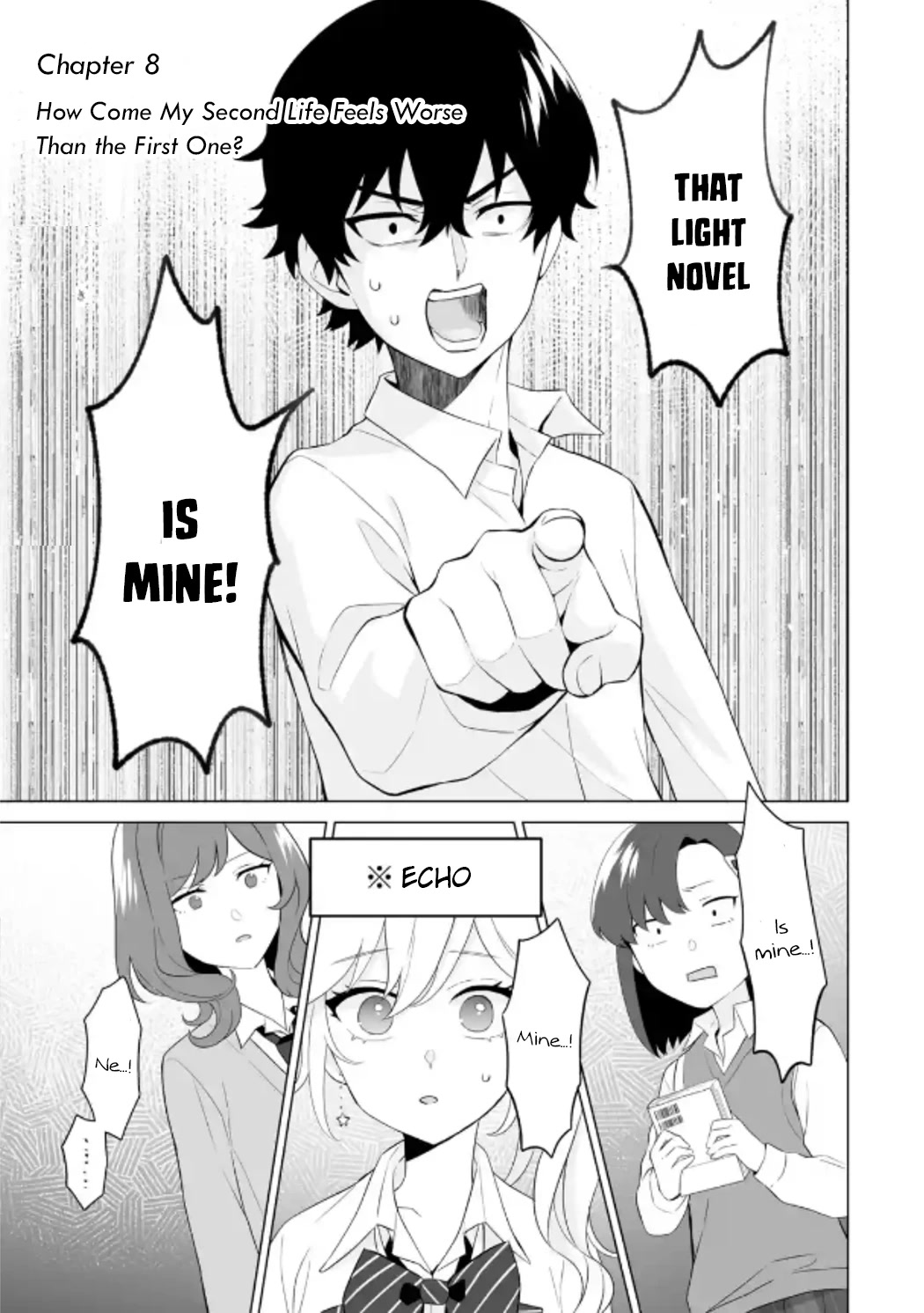 Please Leave Me Alone (For Some Reason, She Wants to Change a Lone Wolf's Helpless High School Life.) Chapter 8 page 1 - Chapter 8: How Come My Second Life Feels Worse Than the First One?