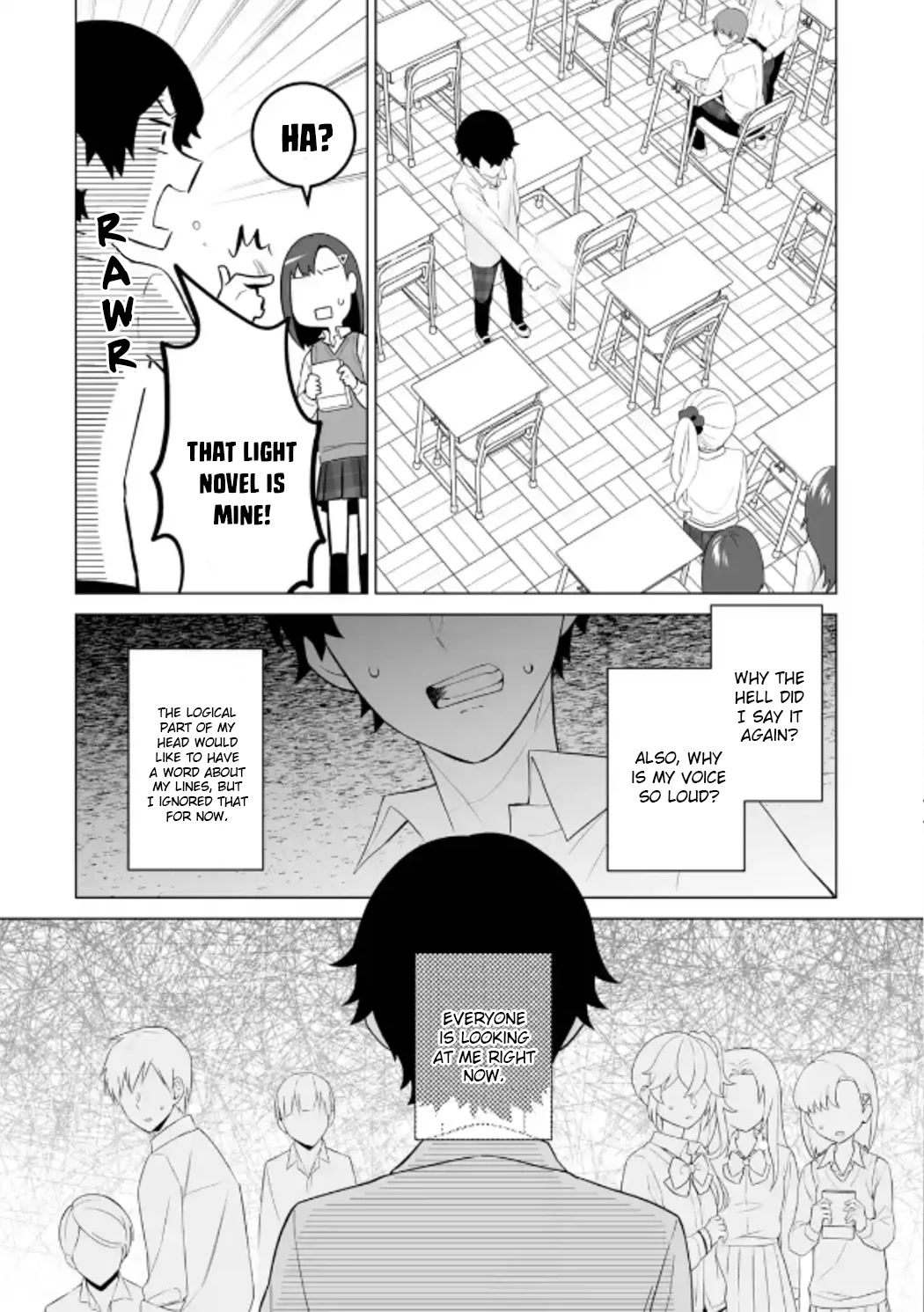 Please Leave Me Alone (For Some Reason, She Wants to Change a Lone Wolf's Helpless High School Life.) Chapter 8 page 2 - Chapter 8: How Come My Second Life Feels Worse Than the First One?