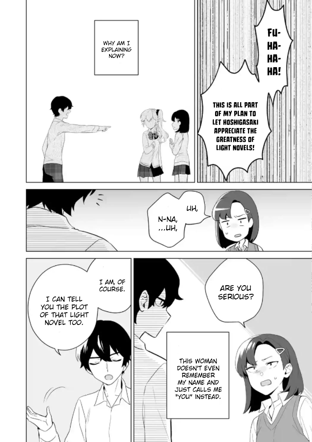 Please Leave Me Alone (For Some Reason, She Wants to Change a Lone Wolf's Helpless High School Life.) Chapter 8 page 4 - Chapter 8: How Come My Second Life Feels Worse Than the First One?