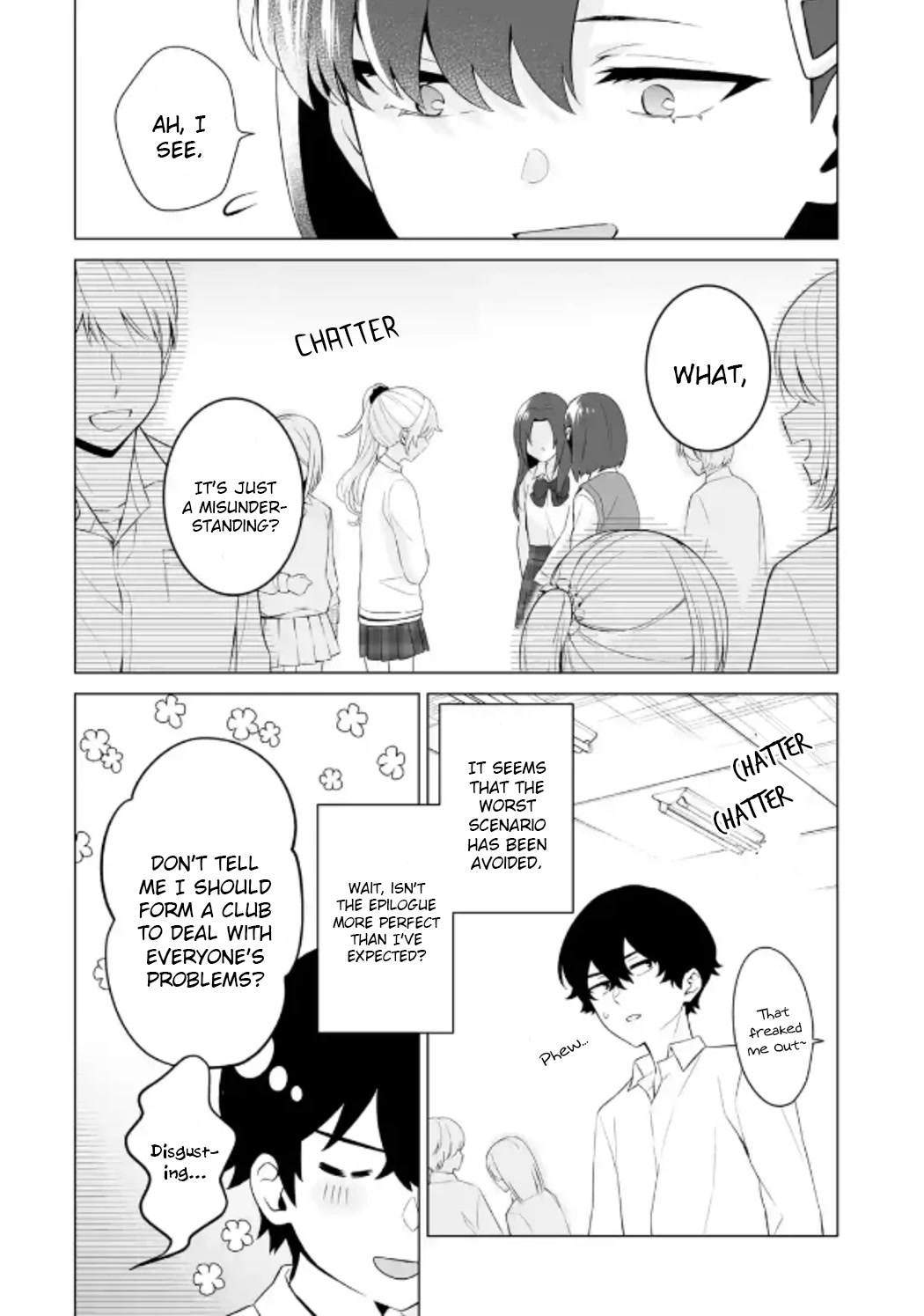 Please Leave Me Alone (For Some Reason, She Wants to Change a Lone Wolf's Helpless High School Life.) Chapter 8 page 8 - Chapter 8: How Come My Second Life Feels Worse Than the First One?