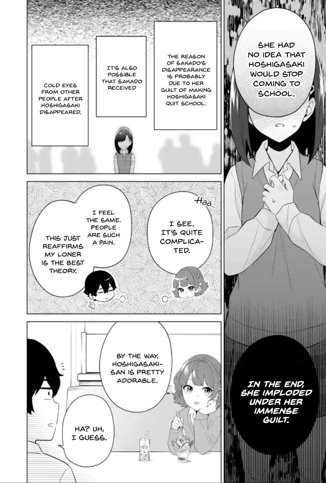 Please Leave Me Alone (For Some Reason, She Wants to Change a Lone Wolf's Helpless High School Life.) Chapter 9 page 10 - Chapter 9: I Am Not the Type of Person Who Misunderstands Suggestive Sentences, Alright?