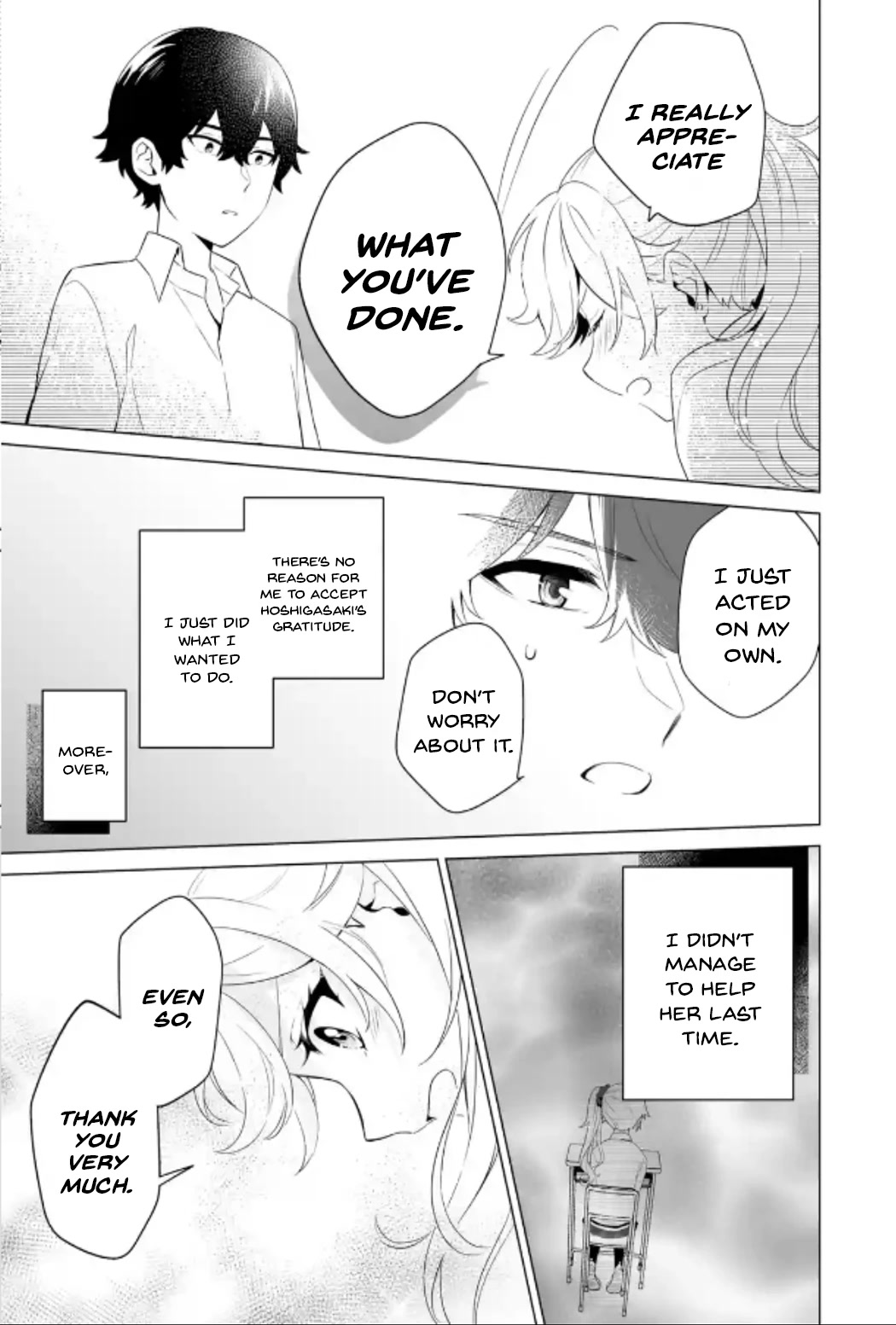 Please Leave Me Alone (For Some Reason, She Wants to Change a Lone Wolf's Helpless High School Life.) Chapter 9 page 15 - Chapter 9: I Am Not the Type of Person Who Misunderstands Suggestive Sentences, Alright?