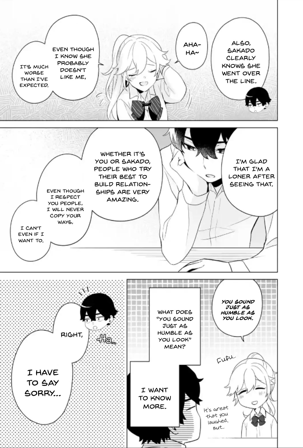 Please Leave Me Alone (For Some Reason, She Wants to Change a Lone Wolf's Helpless High School Life.) Chapter 9 page 17 - Chapter 9: I Am Not the Type of Person Who Misunderstands Suggestive Sentences, Alright?
