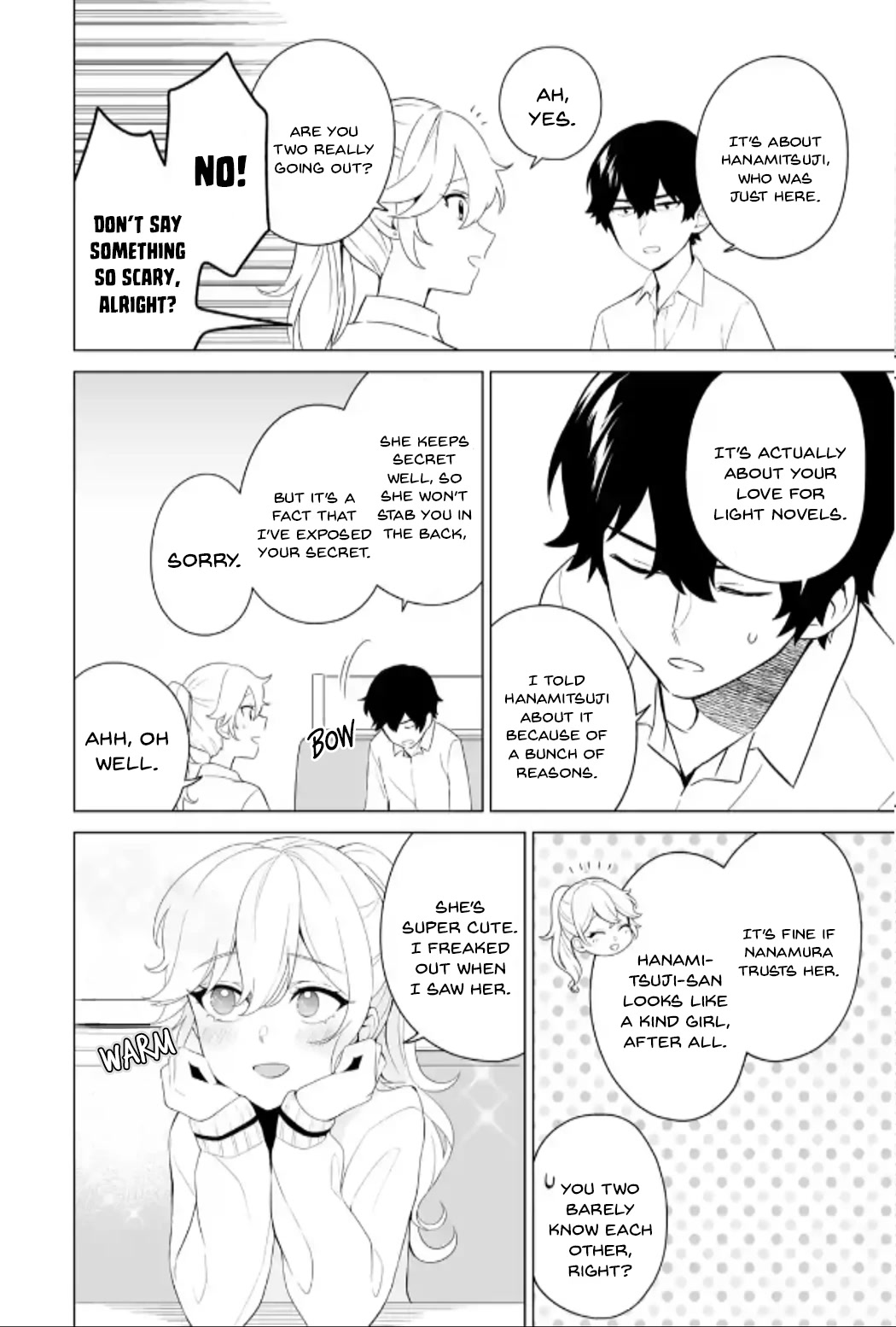 Please Leave Me Alone (For Some Reason, She Wants to Change a Lone Wolf's Helpless High School Life.) Chapter 9 page 18 - Chapter 9: I Am Not the Type of Person Who Misunderstands Suggestive Sentences, Alright?