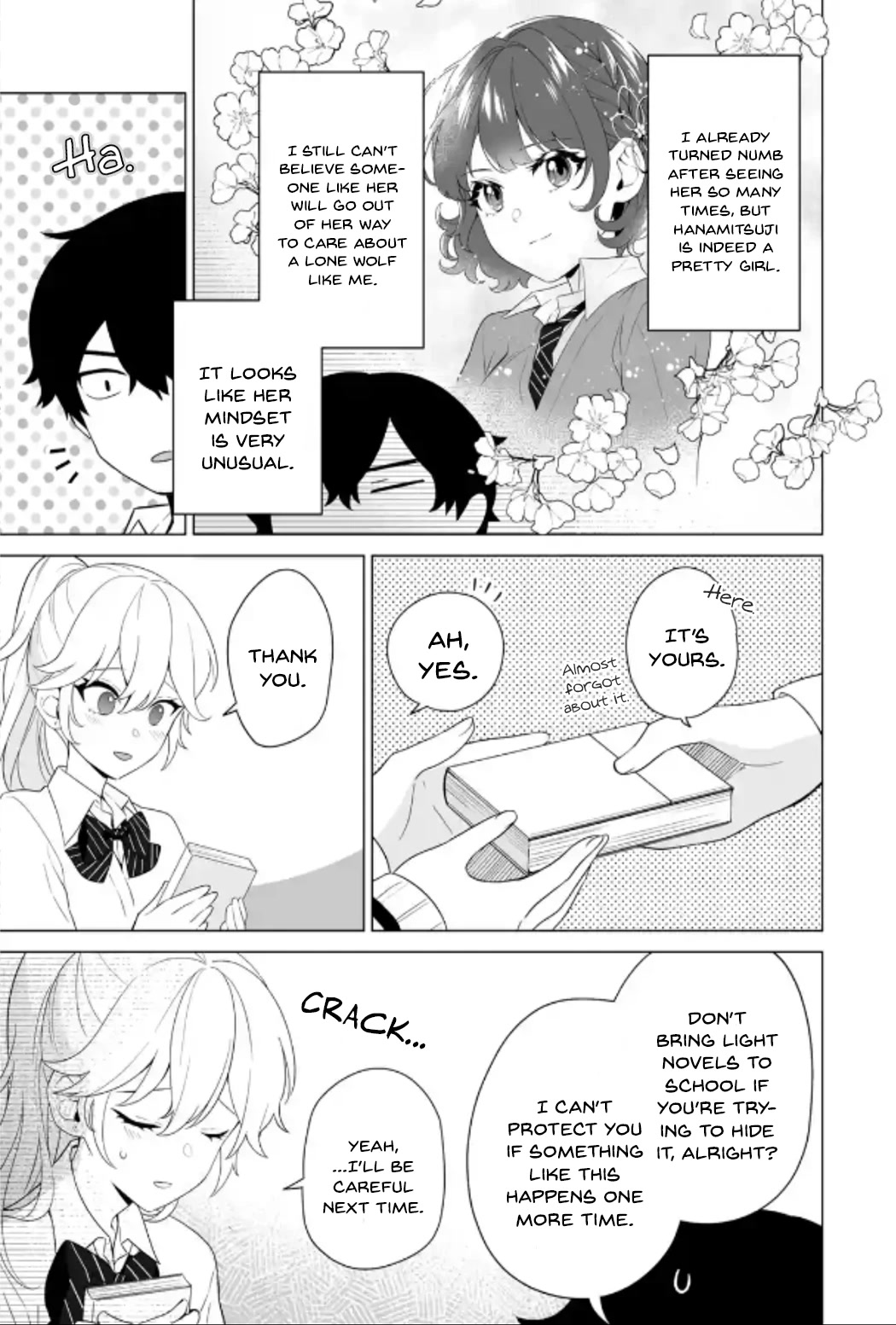Please Leave Me Alone (For Some Reason, She Wants to Change a Lone Wolf's Helpless High School Life.) Chapter 9 page 19 - Chapter 9: I Am Not the Type of Person Who Misunderstands Suggestive Sentences, Alright?