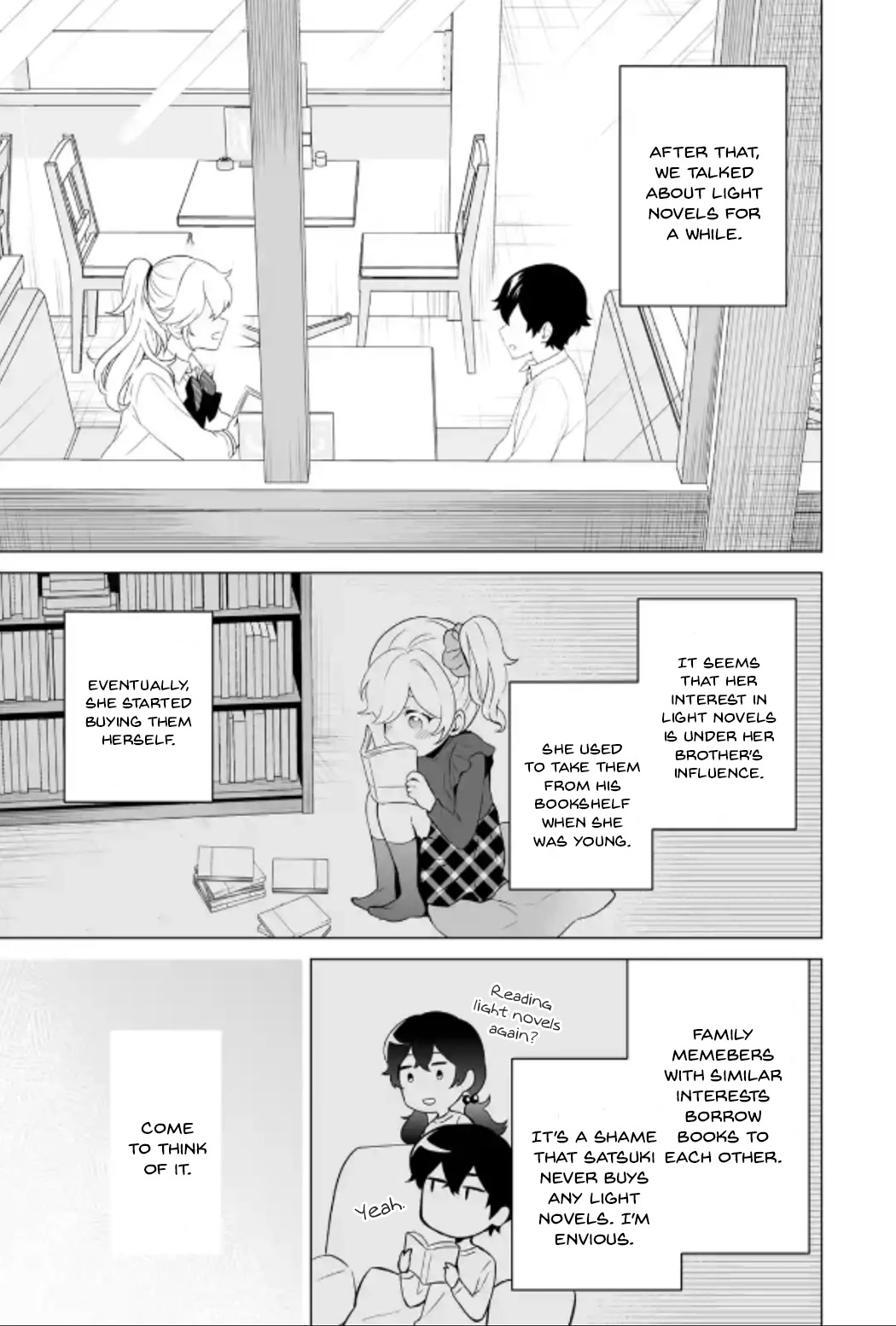 Please Leave Me Alone (For Some Reason, She Wants to Change a Lone Wolf's Helpless High School Life.) Chapter 9 page 21 - Chapter 9: I Am Not the Type of Person Who Misunderstands Suggestive Sentences, Alright?