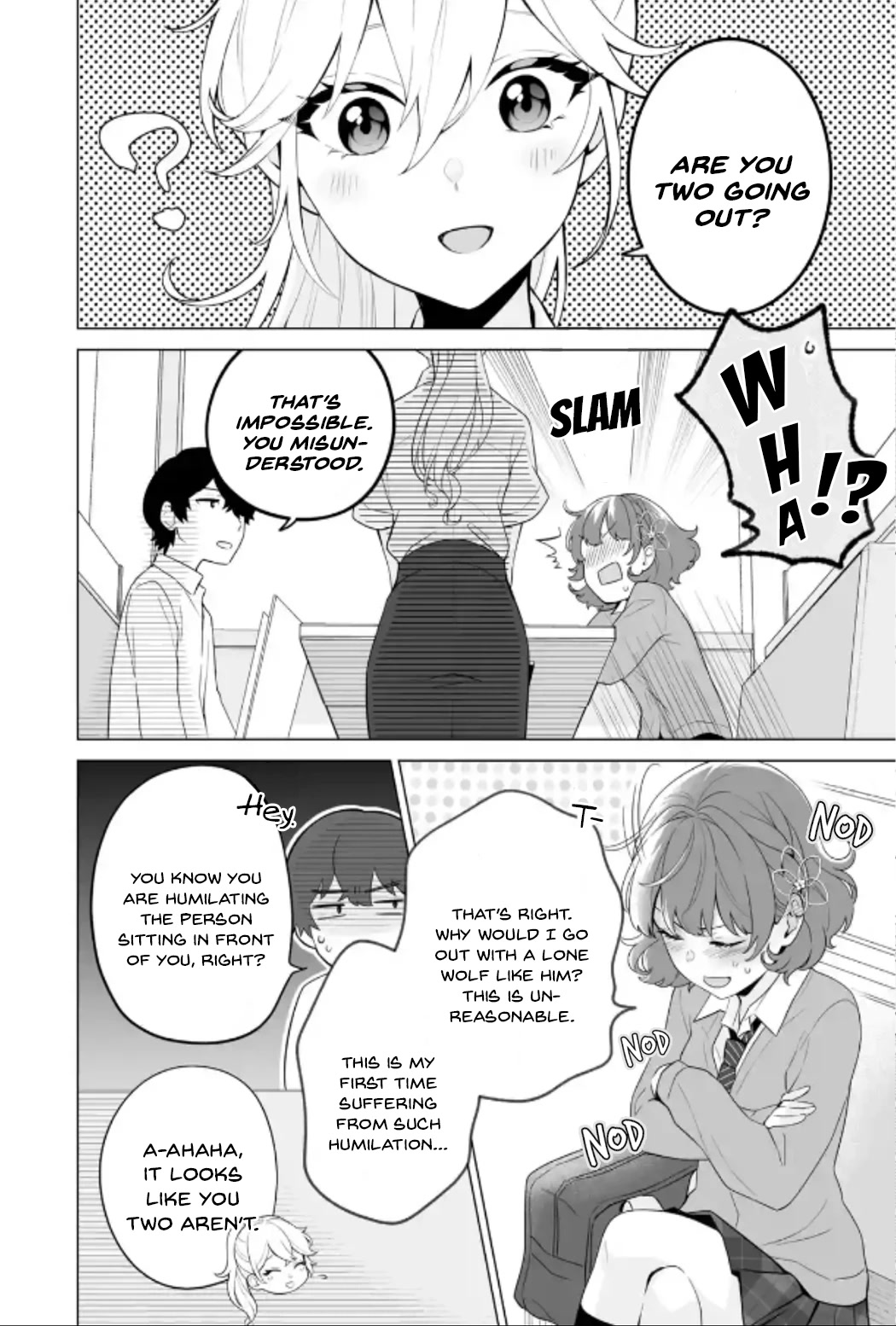 Please Leave Me Alone (For Some Reason, She Wants to Change a Lone Wolf's Helpless High School Life.) Chapter 9 page 4 - Chapter 9: I Am Not the Type of Person Who Misunderstands Suggestive Sentences, Alright?