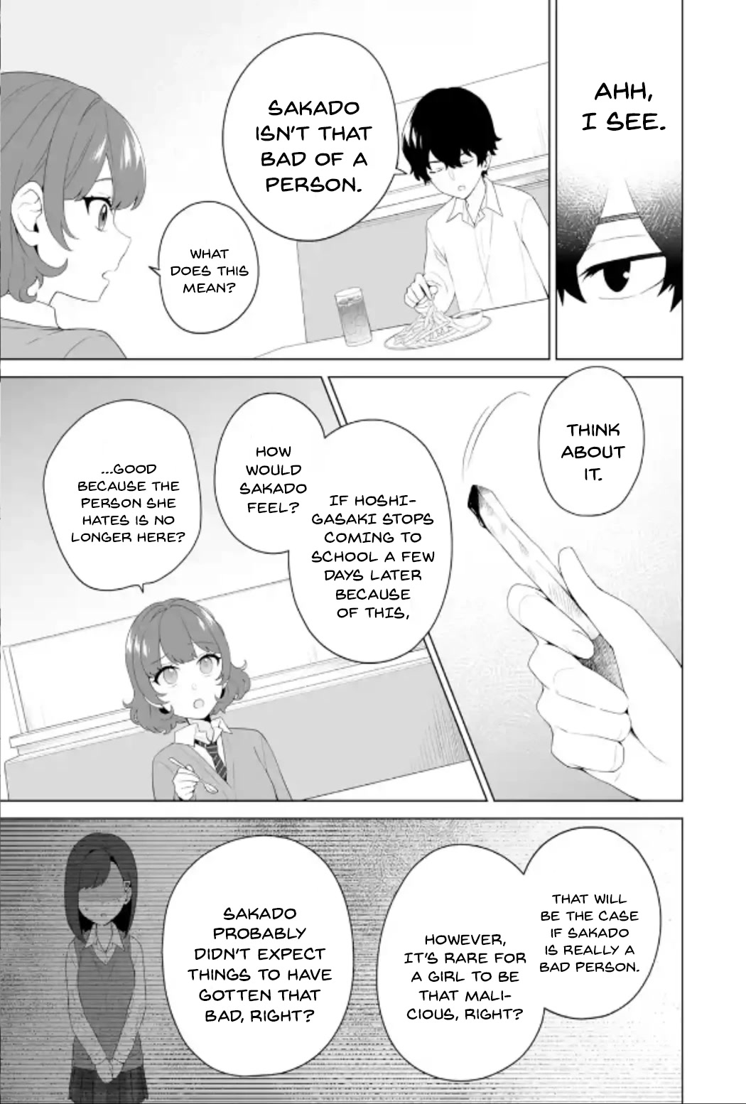 Please Leave Me Alone (For Some Reason, She Wants to Change a Lone Wolf's Helpless High School Life.) Chapter 9 page 9 - Chapter 9: I Am Not the Type of Person Who Misunderstands Suggestive Sentences, Alright?