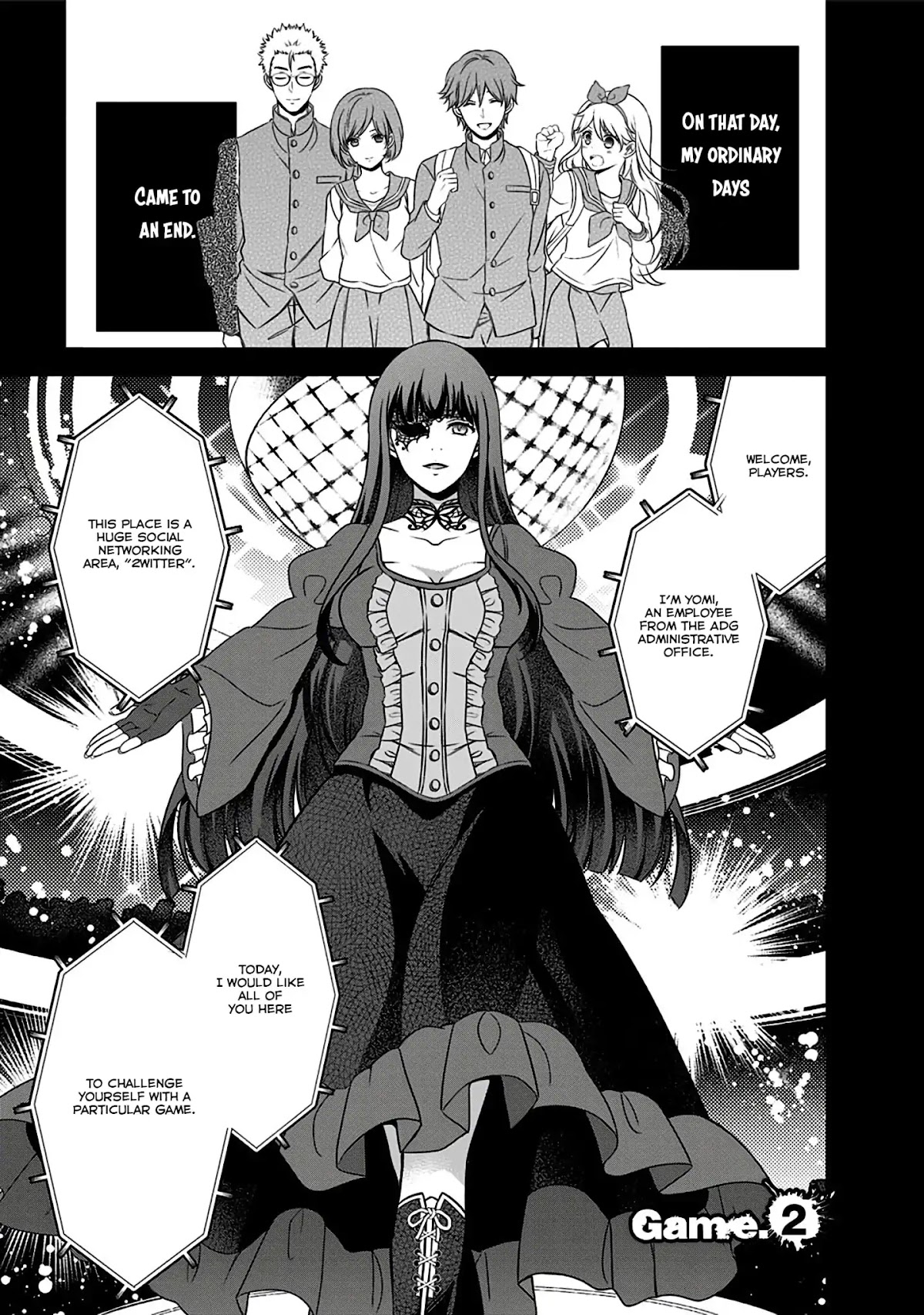 Please Look Forward to the Next Death Game!! Chapter 2 page 1 - Chapter 2: Vol.1 Game.2: A Game Where You Might Be Friends