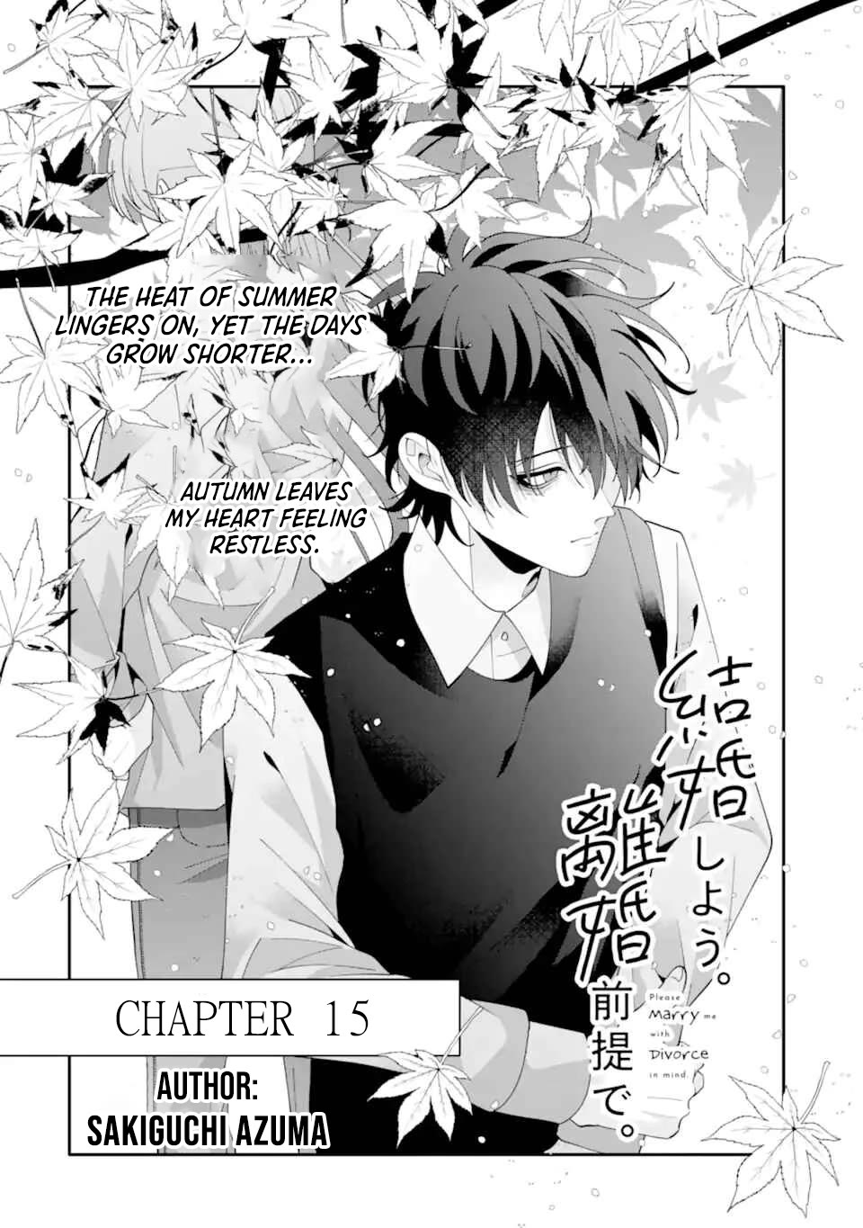 Please Marry Me With Divorce in Mind Chapter 15 page 4 - Chapter 15