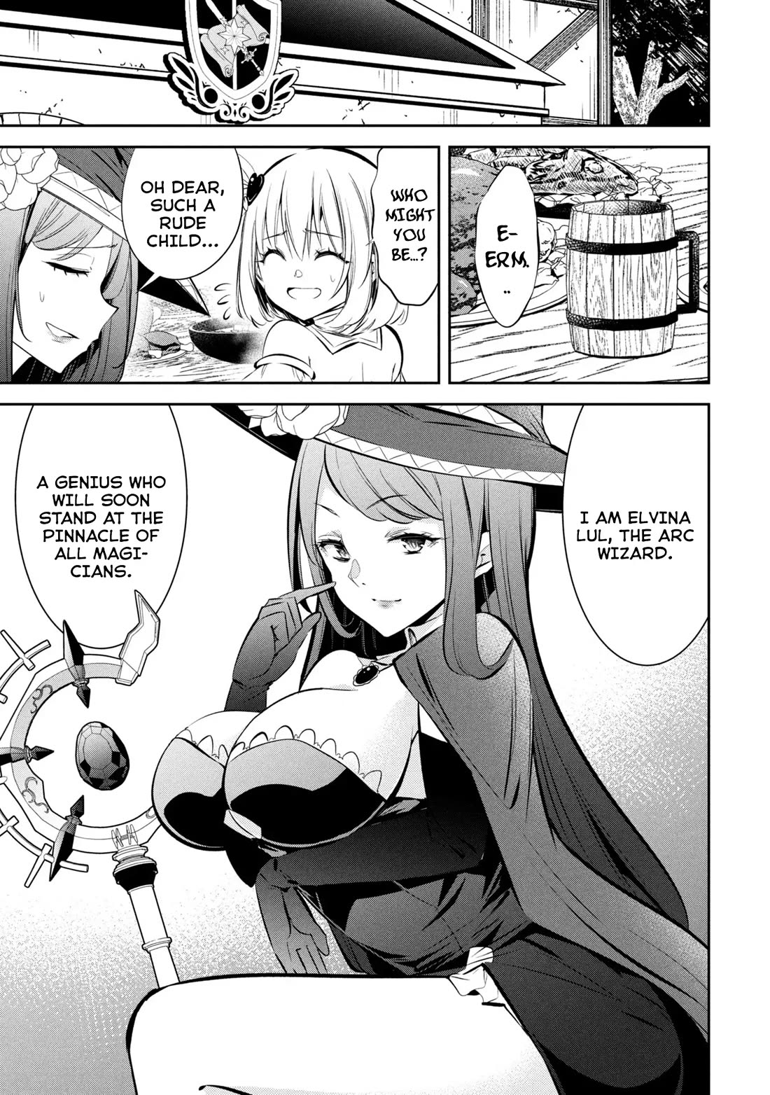 Please Stop Healing Me, Great Sage! Chapter 3 page 4 - Chapter 3: Elvina the Genius Magician