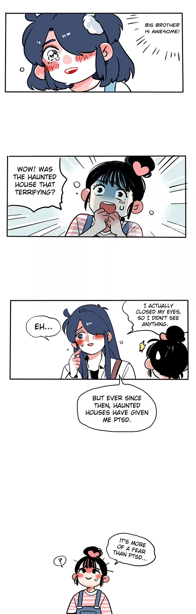 Please Take My Brother Away! Chapter 112 page 3 - Chapter 112: The Haunted House is So Scary!