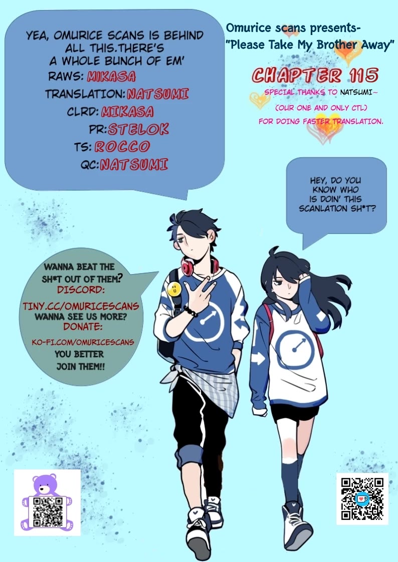 Please Take My Brother Away! Chapter 115 page 1 - Chapter 115: Am I a Martial Arts Wizard? !