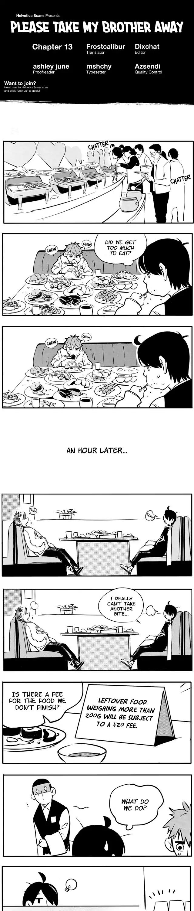 Please Take My Brother Away! Chapter 13 page 1 - Chapter 13: Please Take Our Photo Down!