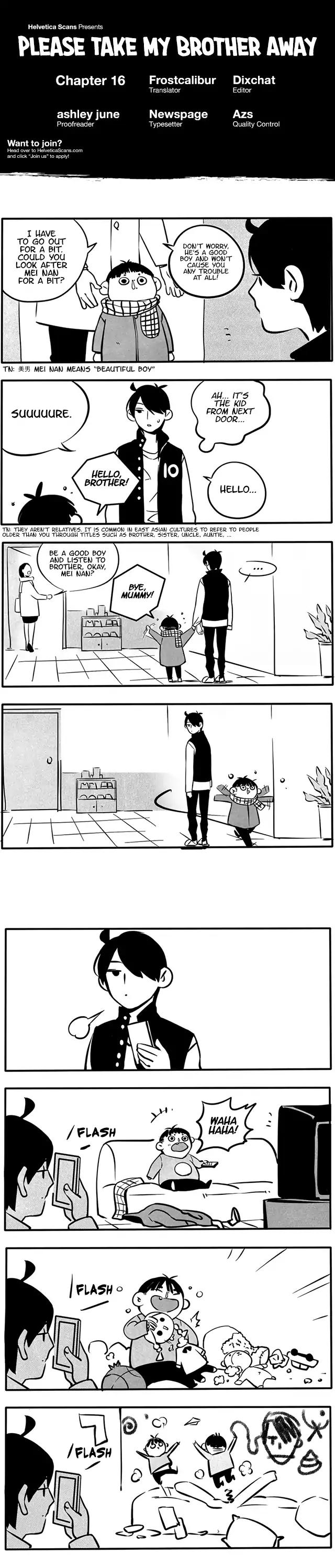 Please Take My Brother Away! Chapter 16 page 1 - Chapter 16: