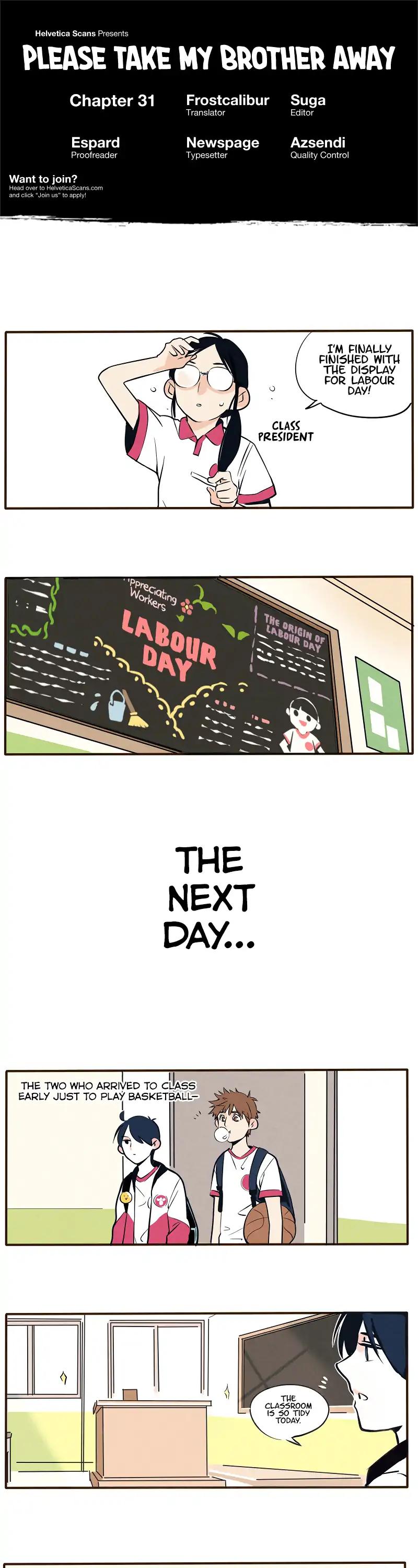 Please Take My Brother Away! Chapter 31 page 1 - Chapter 31: We Love Labour