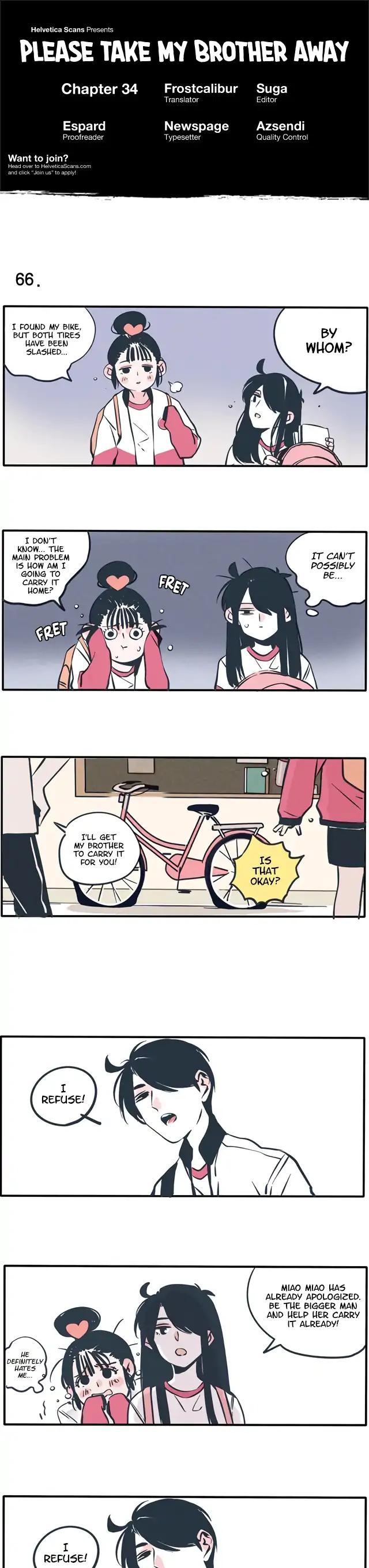 Please Take My Brother Away! Chapter 34 page 1 - Chapter 34: As Expected, Oppa Doesn’t Bear Grudges