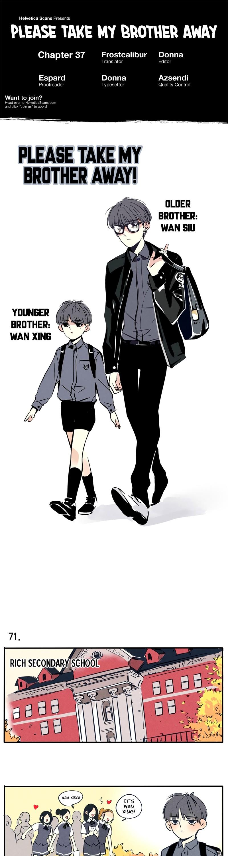 Please Take My Brother Away! Chapter 37 page 1 - Chapter 37: My Brother Has ‘Had’ Enough