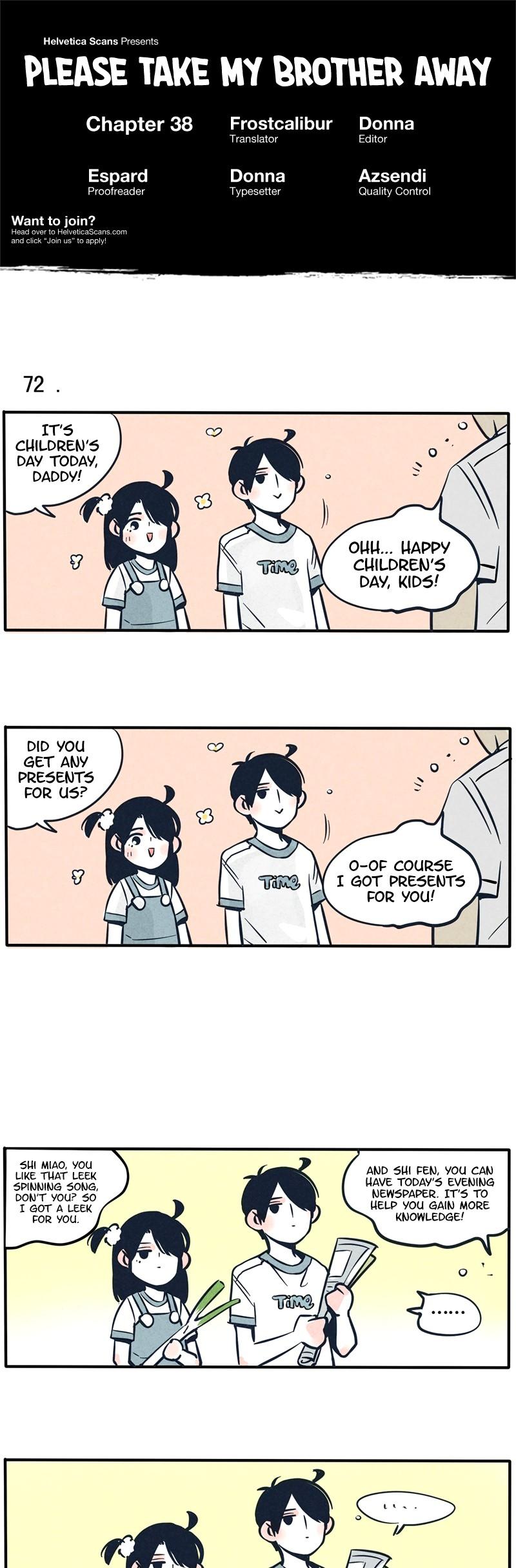 Please Take My Brother Away! Chapter 38 page 1 - Chapter 38: Children’s Day Presents
