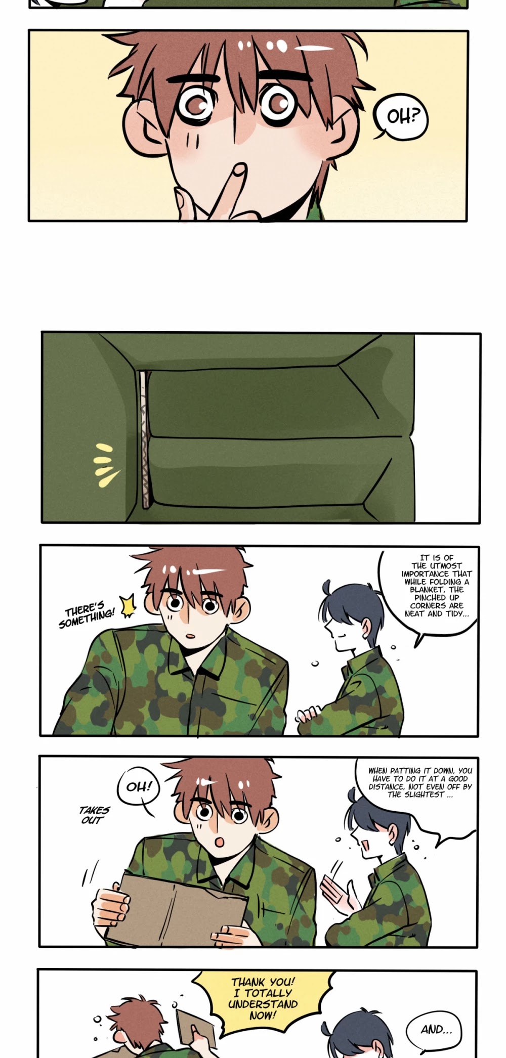 Please Take My Brother Away! Chapter 52 page 5 - Chapter 52: If we use the sheets as a blanket, then we don't need the actual blanket!
