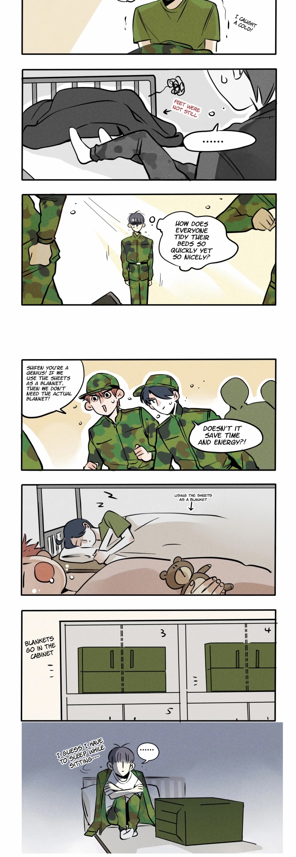 Please Take My Brother Away! Chapter 52 page 9 - Chapter 52: If we use the sheets as a blanket, then we don't need the actual blanket!