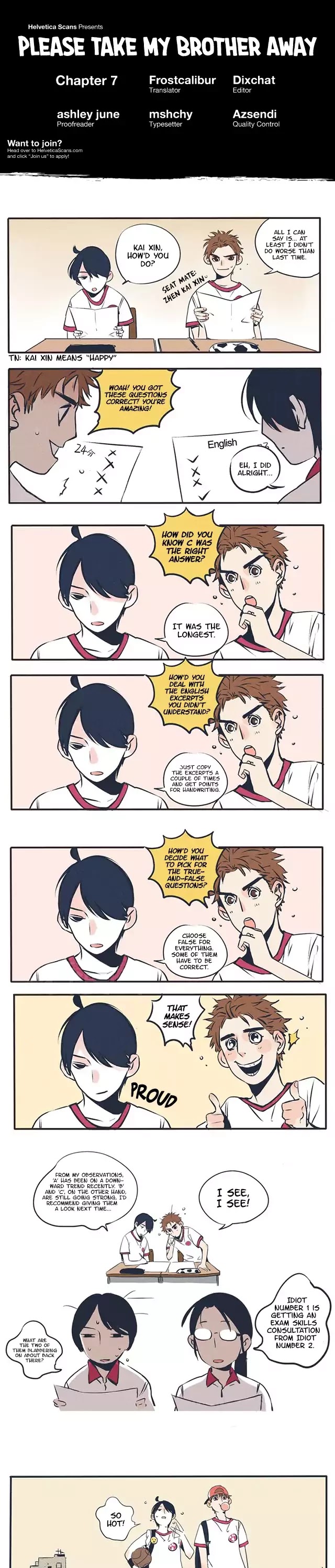 Please Take My Brother Away! Chapter 7 page 1 - Chapter 7: Bros For Life