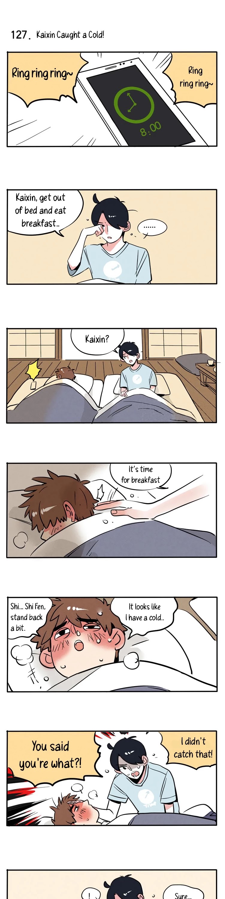 Please Take My Brother Away! Chapter 70 page 2 - Chapter 70: Kaixin Caught a Cold!