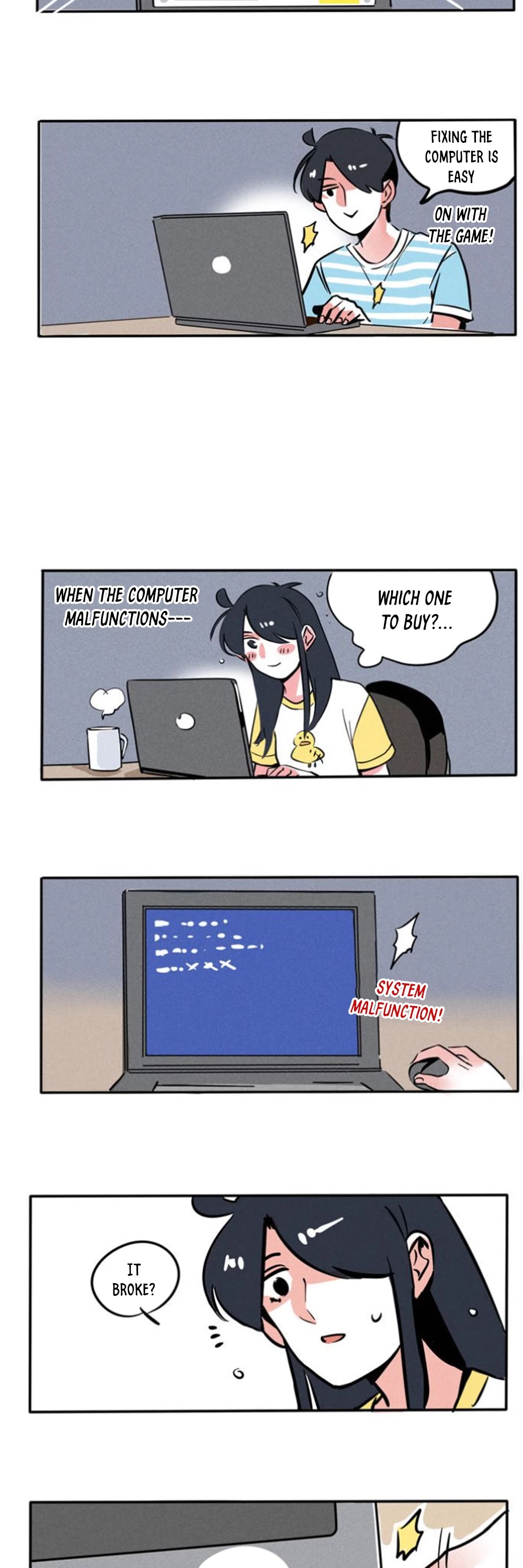 Please Take My Brother Away! Chapter 72 page 2 - Chapter 72: Sharing Useless Computer Sharing Methods