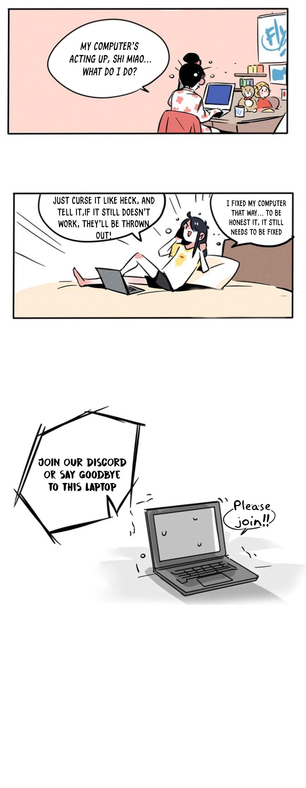 Please Take My Brother Away! Chapter 72 page 6 - Chapter 72: Sharing Useless Computer Sharing Methods