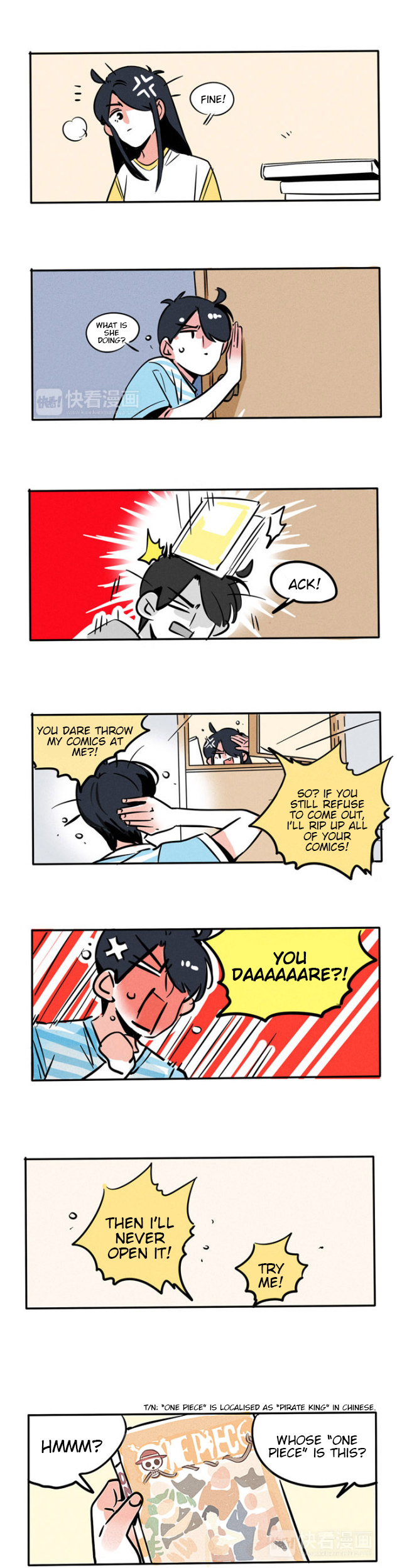 Please Take My Brother Away! Chapter 76 page 2 - Chapter 76: I was so Angry, I Tore by Book!
