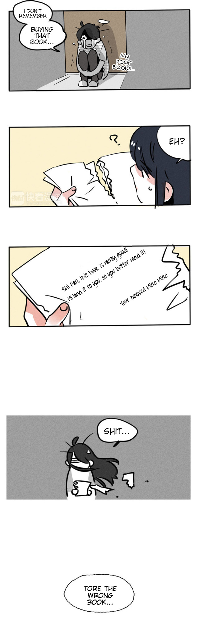 Please Take My Brother Away! Chapter 76 page 6 - Chapter 76: I was so Angry, I Tore by Book!