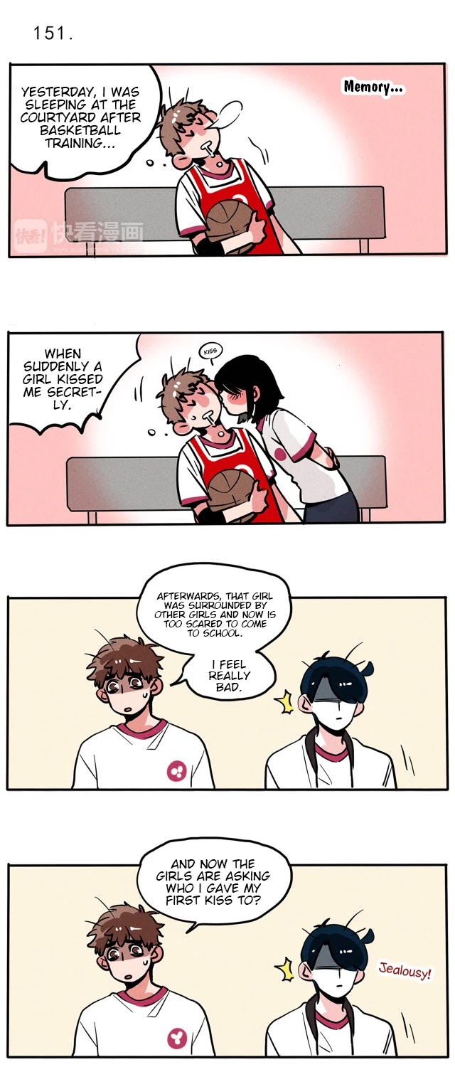 Please Take My Brother Away! Chapter 87 page 1 - Chapter 87: Kai Xin's First Kiss