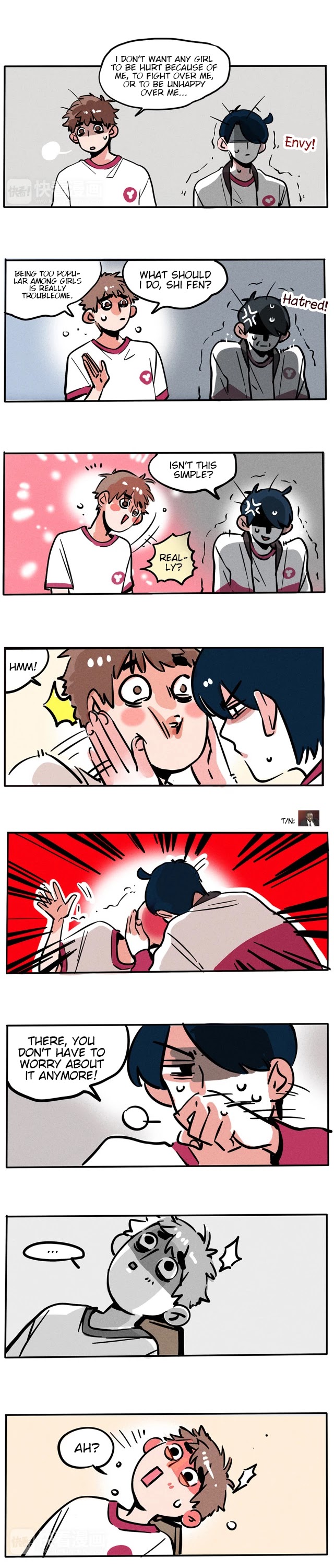 Please Take My Brother Away! Chapter 87 page 2 - Chapter 87: Kai Xin's First Kiss