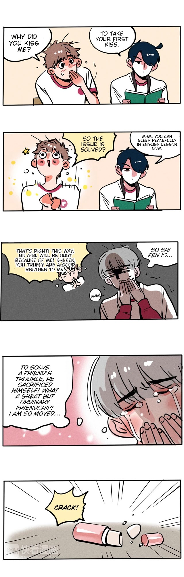 Please Take My Brother Away! Chapter 87 page 3 - Chapter 87: Kai Xin's First Kiss