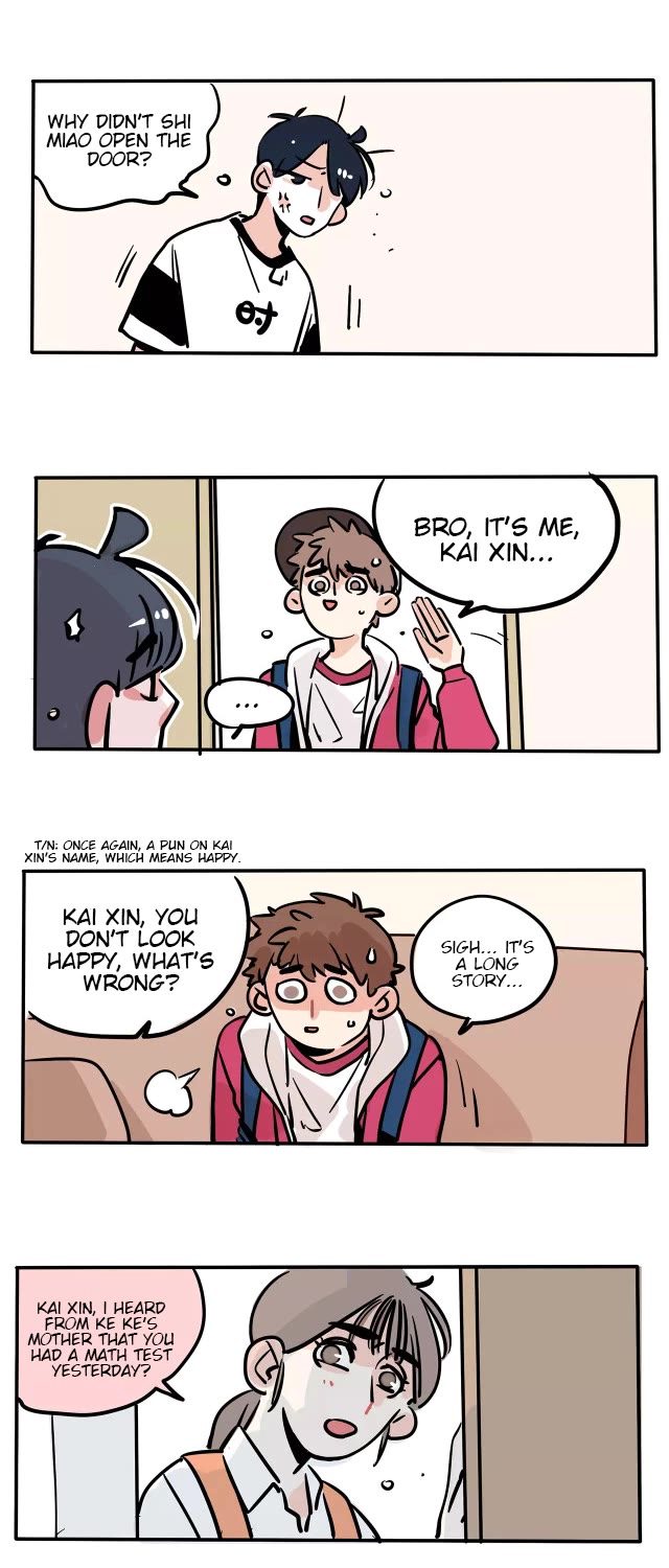 Please Take My Brother Away! Chapter 96 page 2 - Chapter 96: Brother Kai Xin is Unhappy!