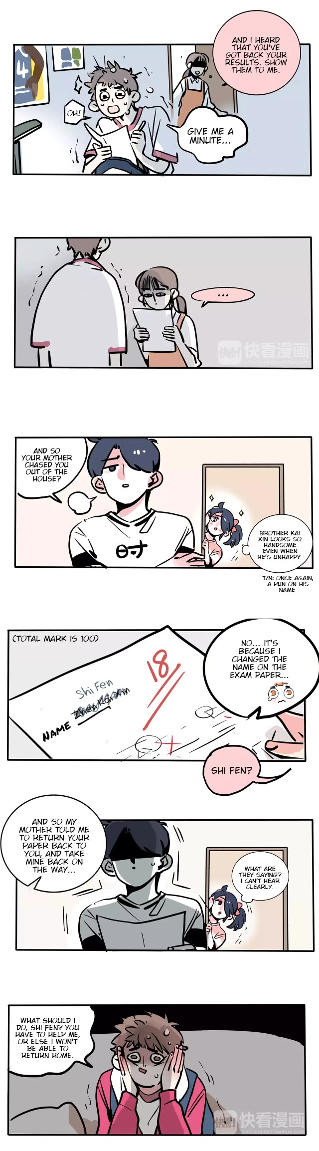 Please Take My Brother Away! Chapter 96 page 3 - Chapter 96: Brother Kai Xin is Unhappy!