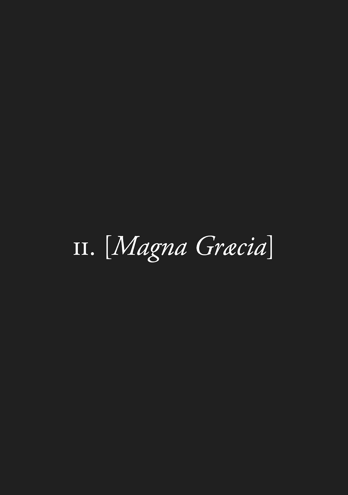 Plinivs Chapter 2 page 1 - Chapter 2: Magna Græcia