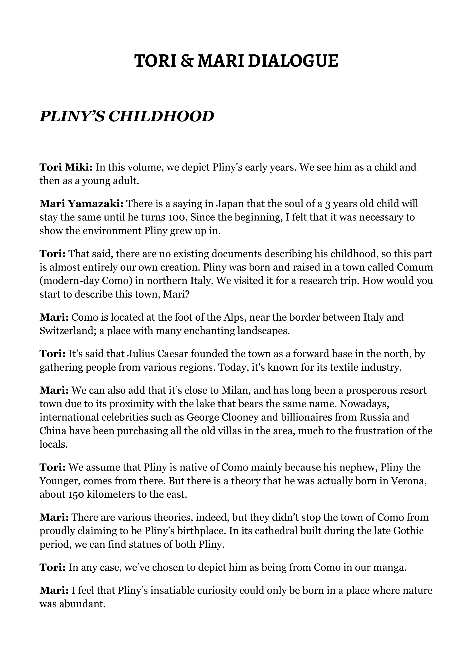 Plinivs Chapter 77.5 page 1 - Chapter 77.5: Extra