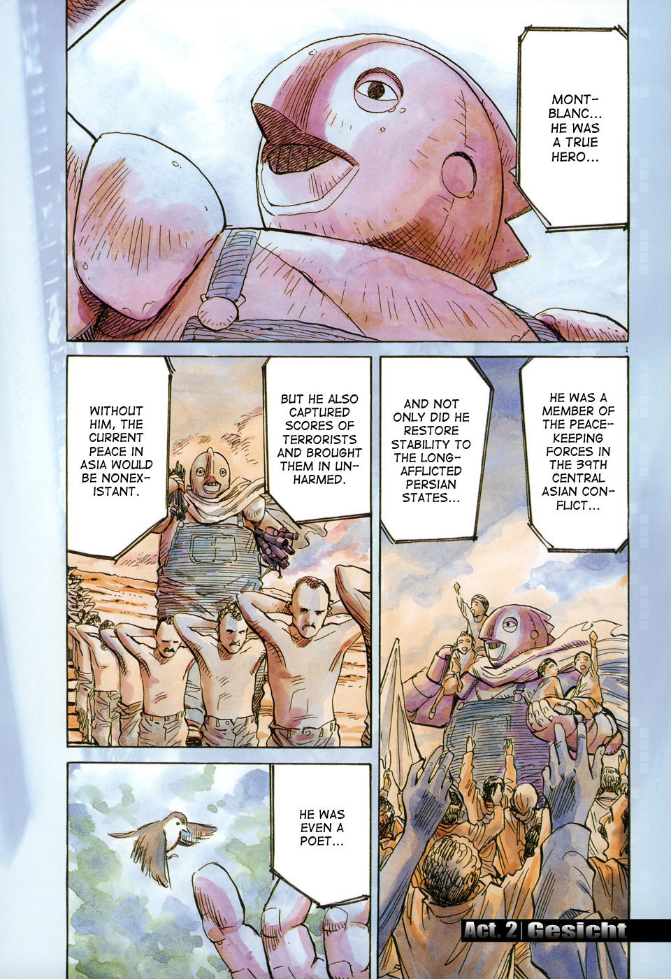 Pluto Chapter 2 page 1 - Chapter 2
