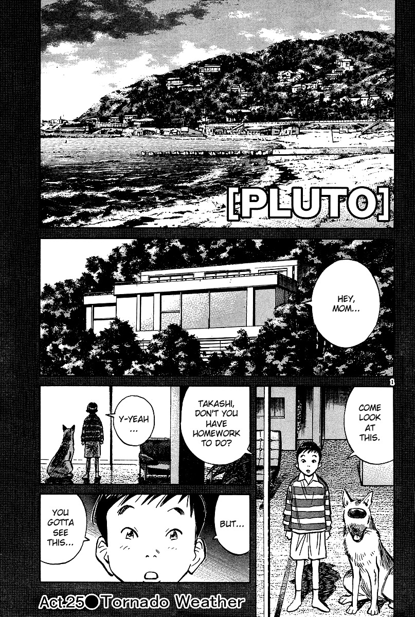 Pluto Chapter 25 page 1 - Chapter 25