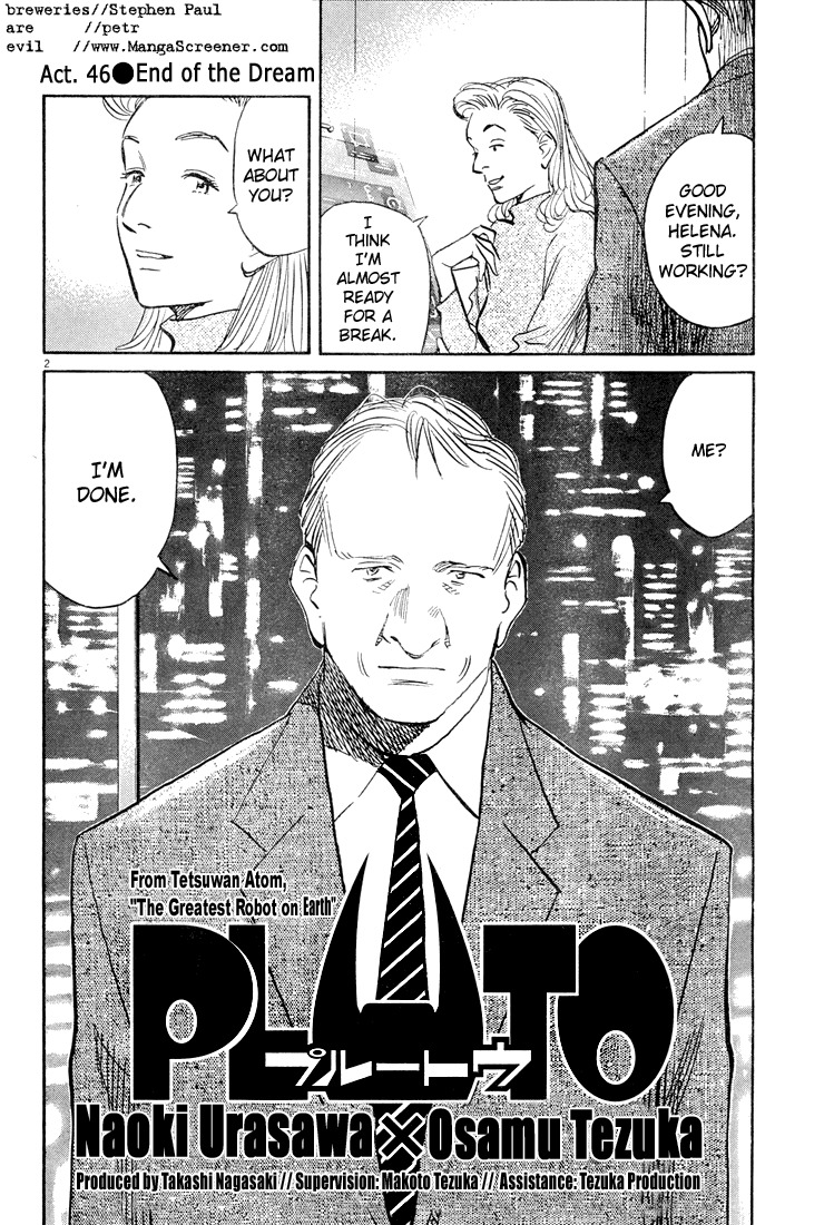 Pluto Chapter 46 page 2 - Chapter 46