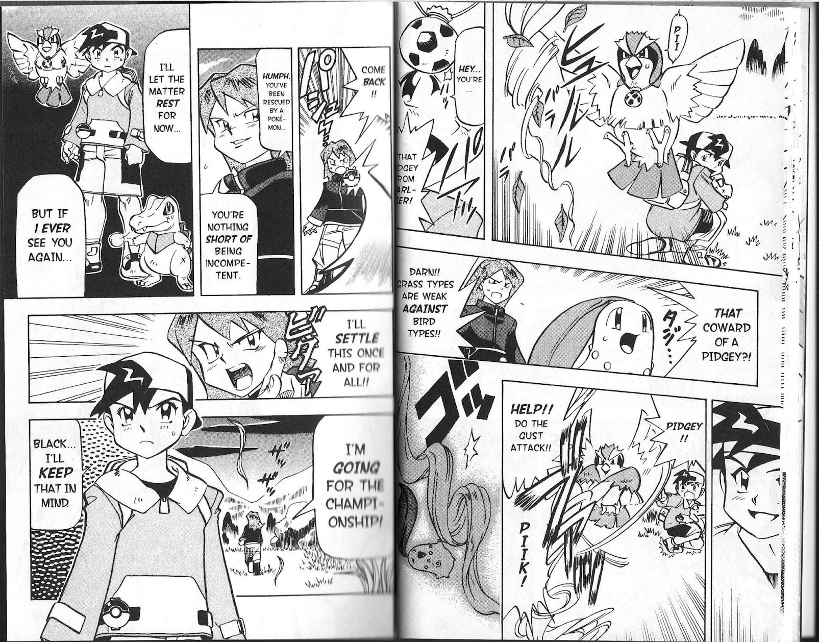 Pocket Monster Kin Gin: Golden Boys Chapter 1 page 12 - Chapter 1: Let's Go!! The Journey Towards the Championship