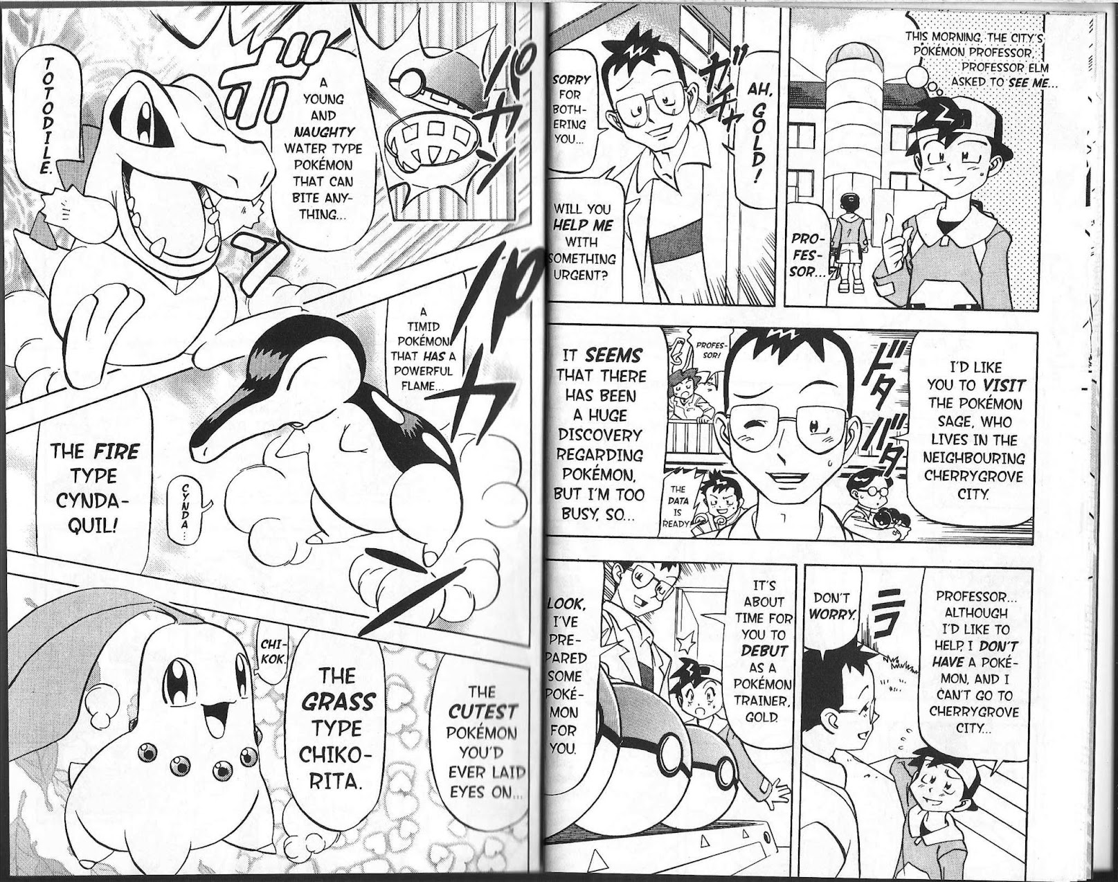 Pocket Monster Kin Gin: Golden Boys Chapter 1 page 5 - Chapter 1: Let's Go!! The Journey Towards the Championship