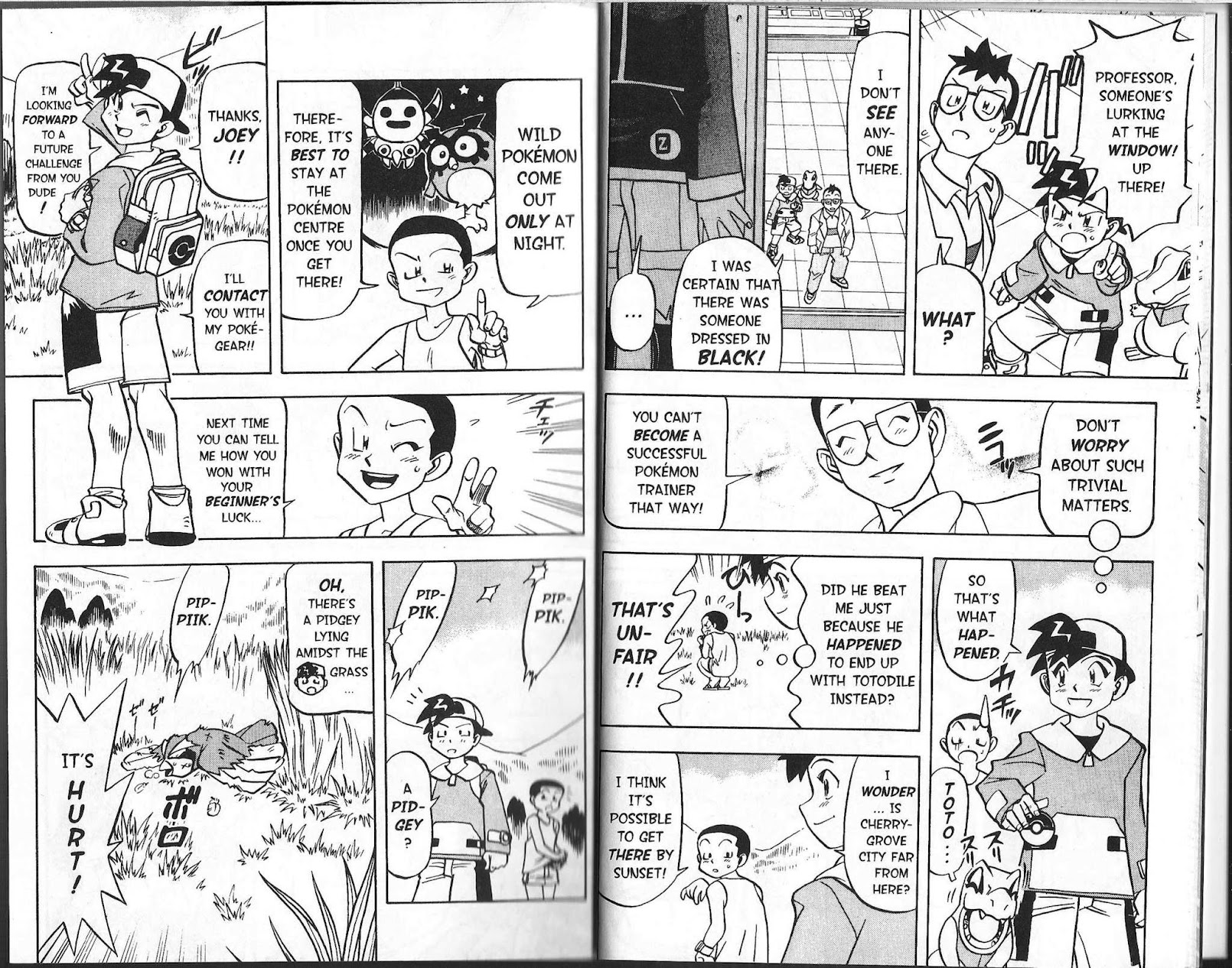 Pocket Monster Kin Gin: Golden Boys Chapter 1 page 7 - Chapter 1: Let's Go!! The Journey Towards the Championship